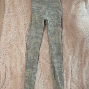 White/gray lululemon leggings - size 2 or 4